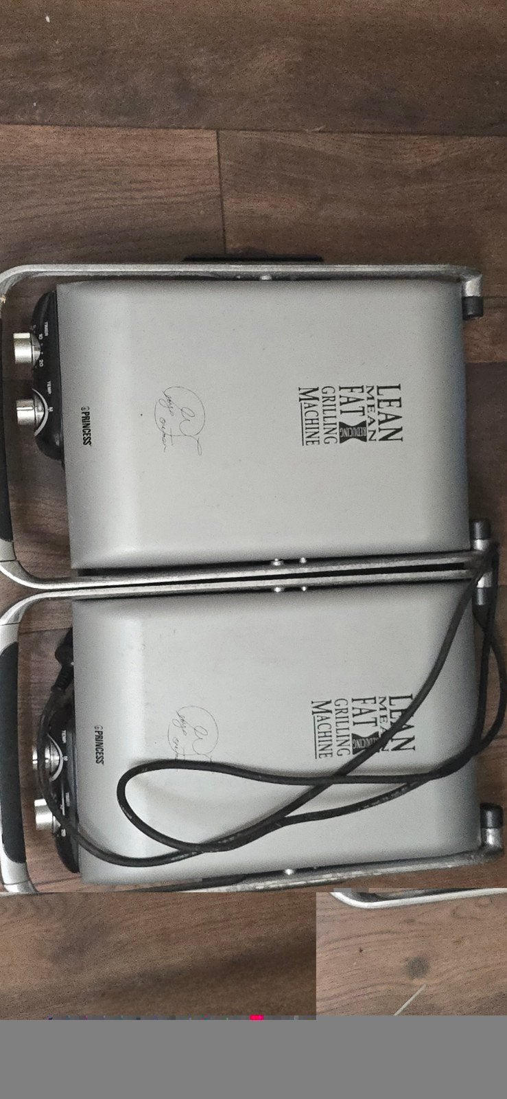 George Foreman "Double Knock-Out" Contactgrill (Dubbel) – Pe, Ophalen, Gebruikt, Tafelgrill
