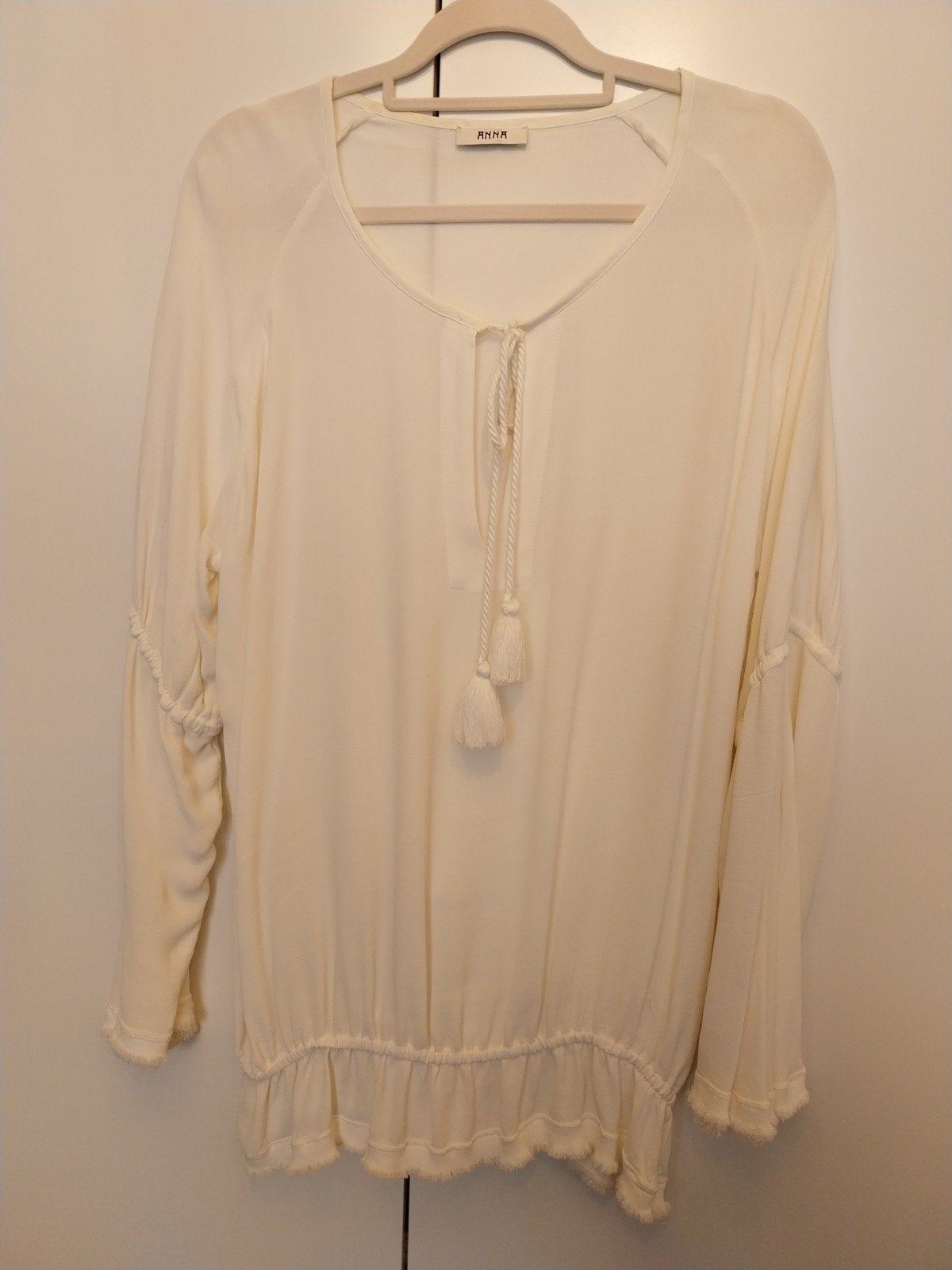ANNA (van Toor) blouse tuniek, Kleding | Dames, Anna van Toor, Beige, Maat 42/44 (L), Ophalen of Verzenden