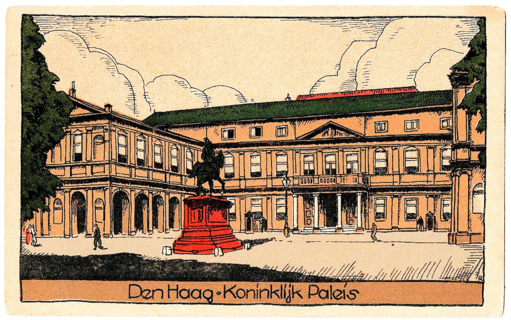 Den Haag 193, Paleis Noordeinde ongelopen, richtprijs 3,50, Verzenden, 1920 tot 1940, Ongelopen, Zuid-Holland