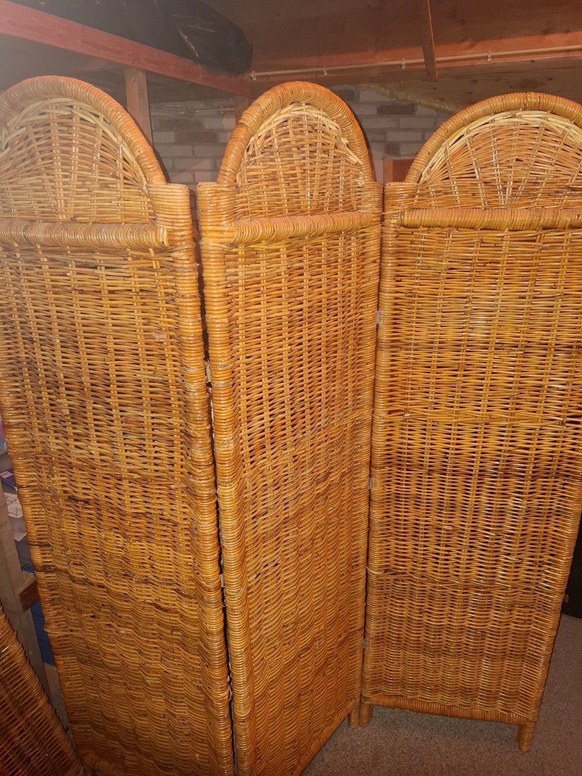 Rotan kamerscherm - 10 stuks, Huis en Inrichting, Woonaccessoires | Kamerschermen, Ophalen, Gebruikt