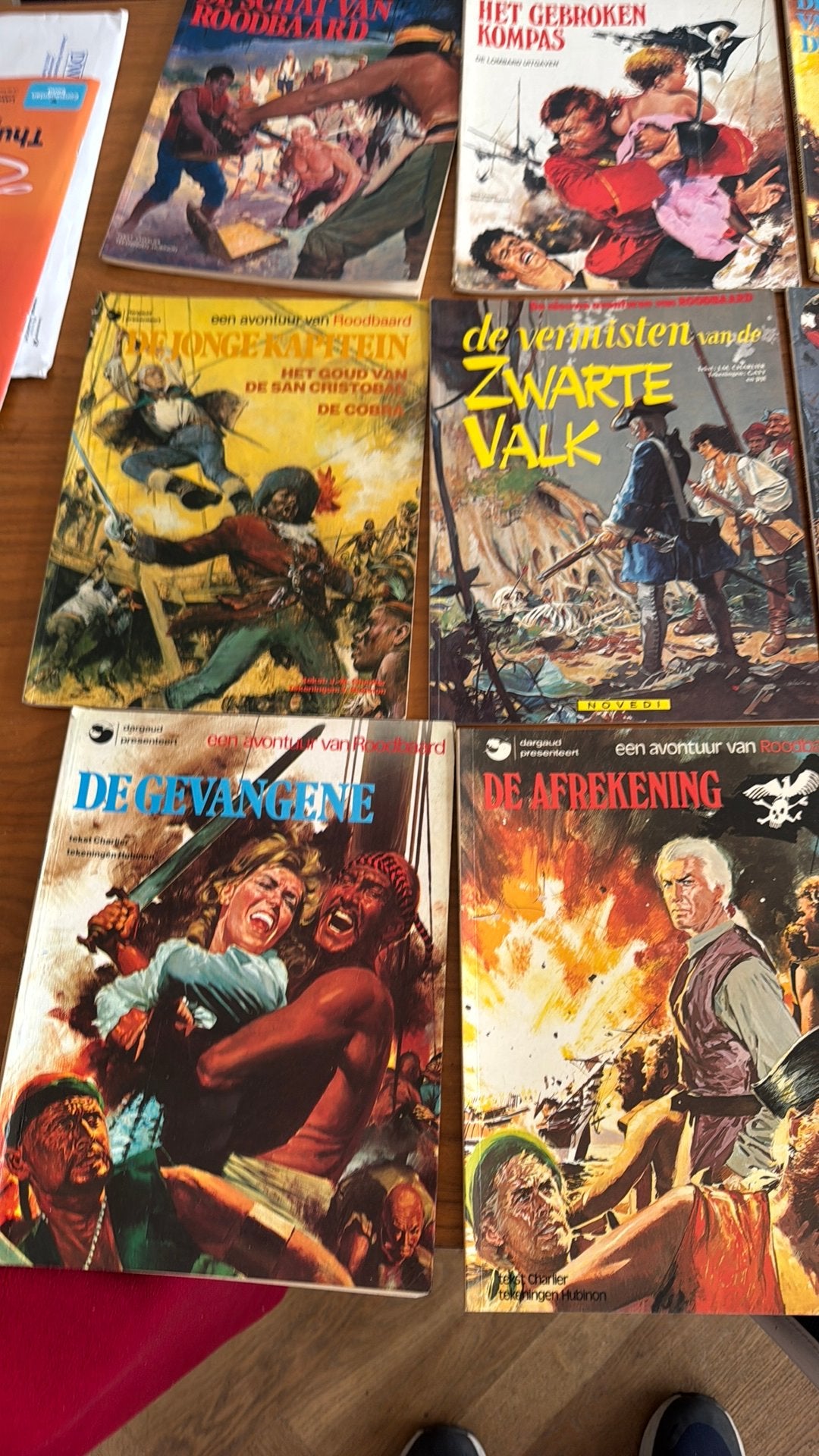 26x Roodbaard, Meerdere comics, Ophalen of Verzenden, Gelezen, Europa