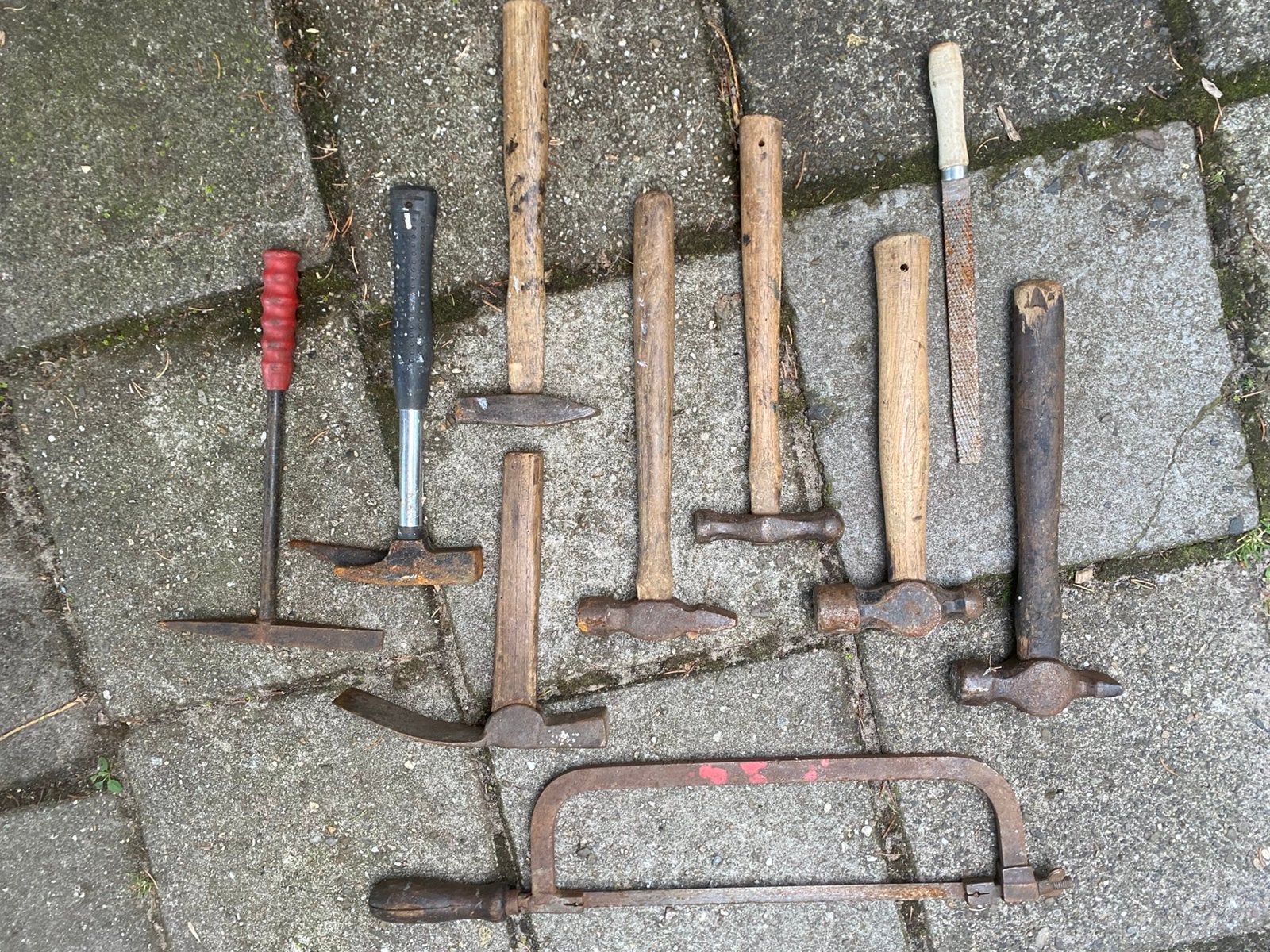 Diverse set van hamers en gereedschap, Ophalen of Verzenden