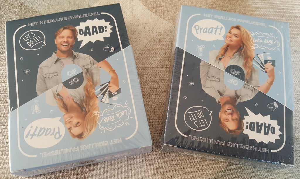 Praat of Daad familiespel - ongebruikt nieuw - nog in folie, Een of twee spelers, Ophalen, Nieuw