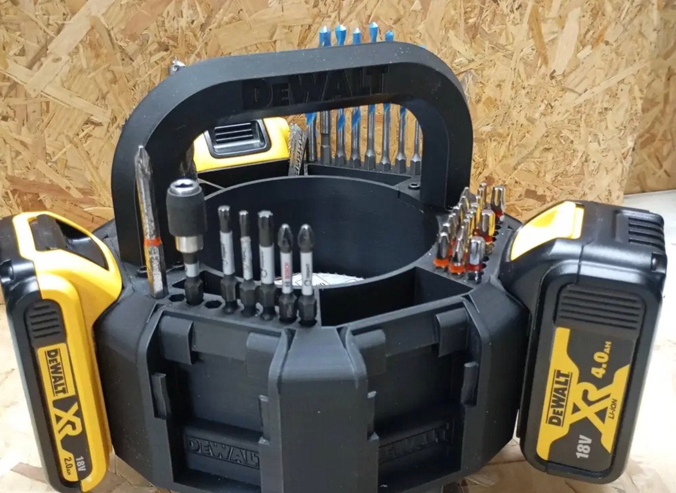 DeWalt Working Case–Ultieme Accuhouder&Accessoires Organizer, Ophalen of Verzenden, Zo goed als nieuw