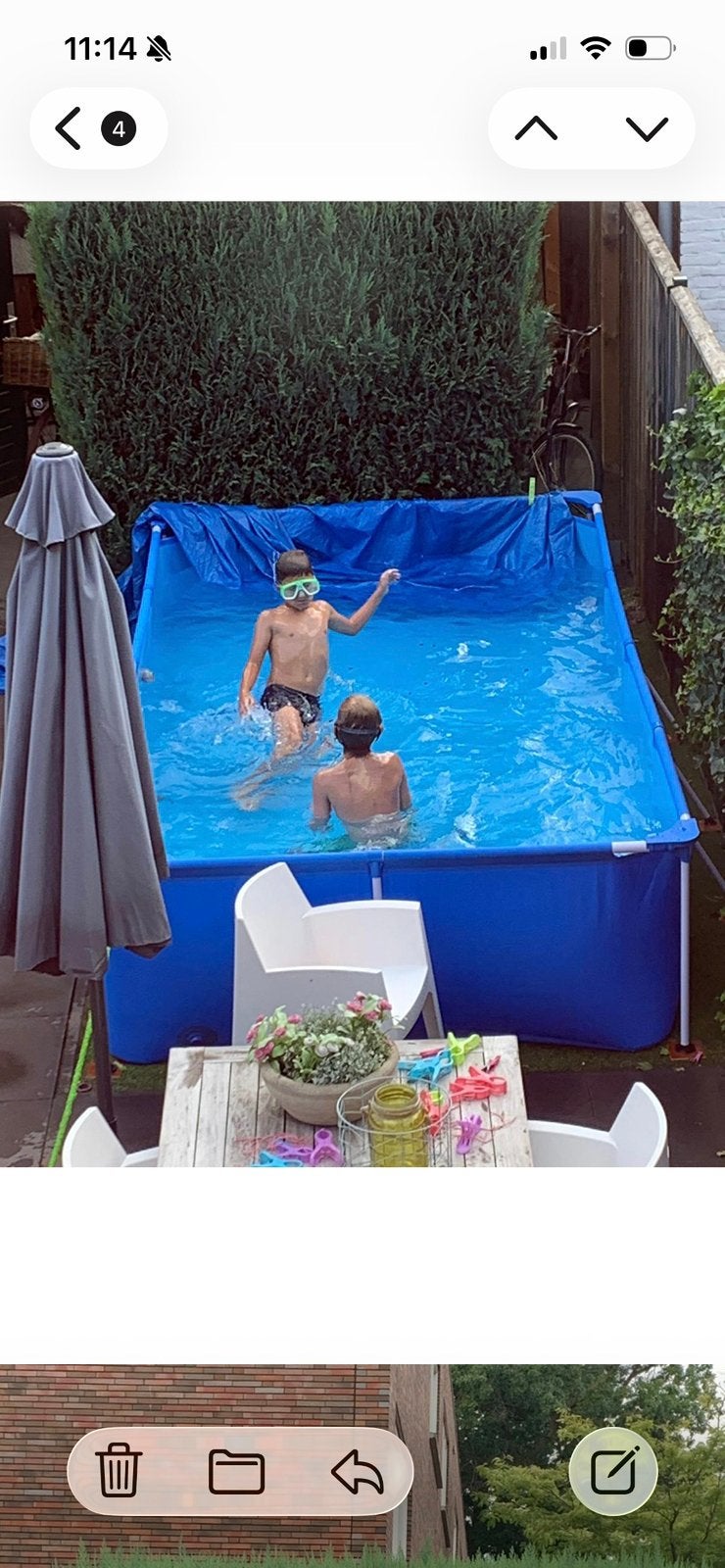 Bestway Steel Pro Zwembad 400x211x81incl. toebehoren, Ophalen, Gebruikt, 200 tot 300 cm, 80 tot 120 cm