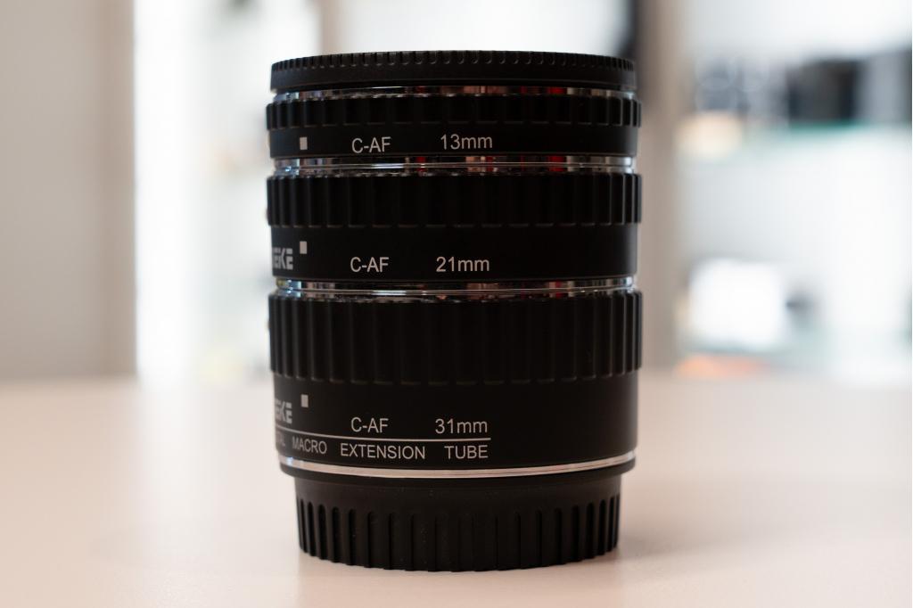 Meike MK-C-AF1-B Macro Ring voor Canon (Foto-Groep Doorn), Niet ingevuld, Niet ingevuld, Ophalen of Verzenden, Zo goed als nieuw