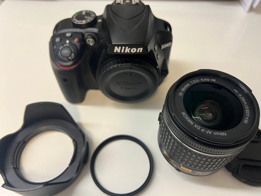 NIKON D3400, Audio, Tv en Foto, Fotocamera's Digitaal, Spiegelreflex, Ophalen of Verzenden, Zo goed als nieuw, Bluetooth