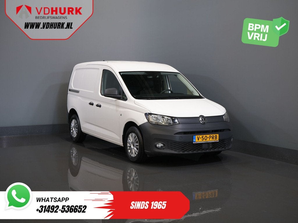 Volkswagen Caddy Cargo 2.0 TDI 100 pk Omvormer/ Sortimo/ Cru, Auto's, Bestelauto's, Bedrijf, Te koop, ABS, Airbags, Airconditioning