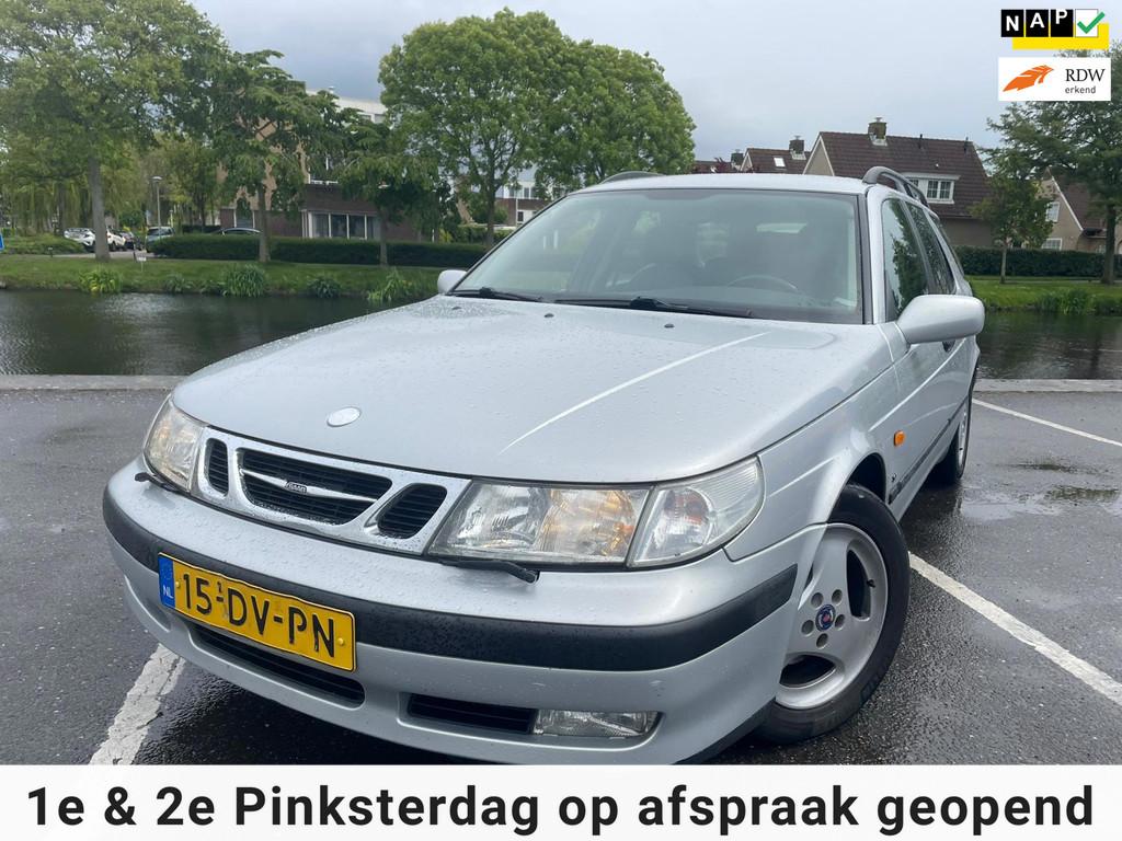 Saab 9-5 Estate 2.0t SE AUTOMAAT PDC YOUNGTIMER NIEUWE APK !, 4 cilinders, 150 pk, 93 €/maand, 5 stoelen