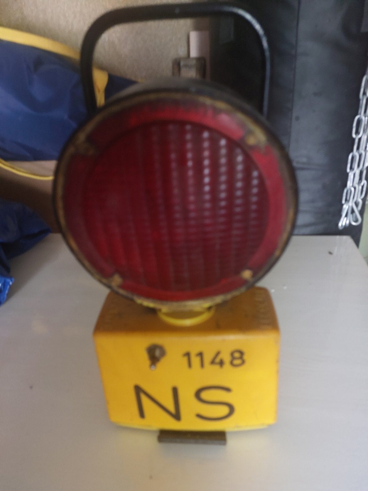 Vintage NS spoorweglamp / seinlamp, Ophalen