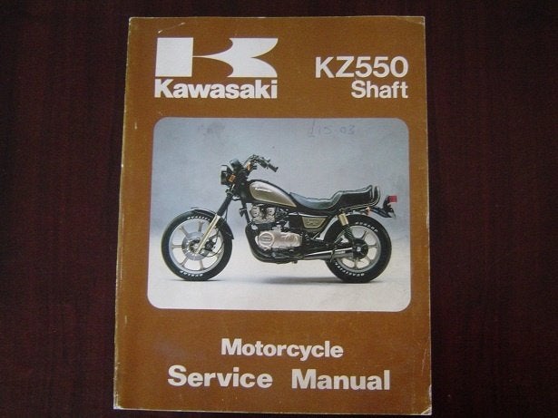 Kawasaki KZ550 Shaft 1983-1984  Spectre service manual, Motoren, Ophalen of Verzenden, Kawasaki