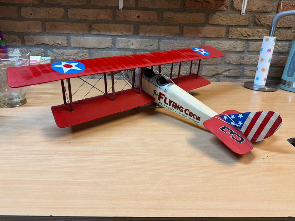Flying circus groot model vliegtuig, Ophalen of Verzenden, Zo goed als nieuw, 1:72 tot 1:144, Overige merken