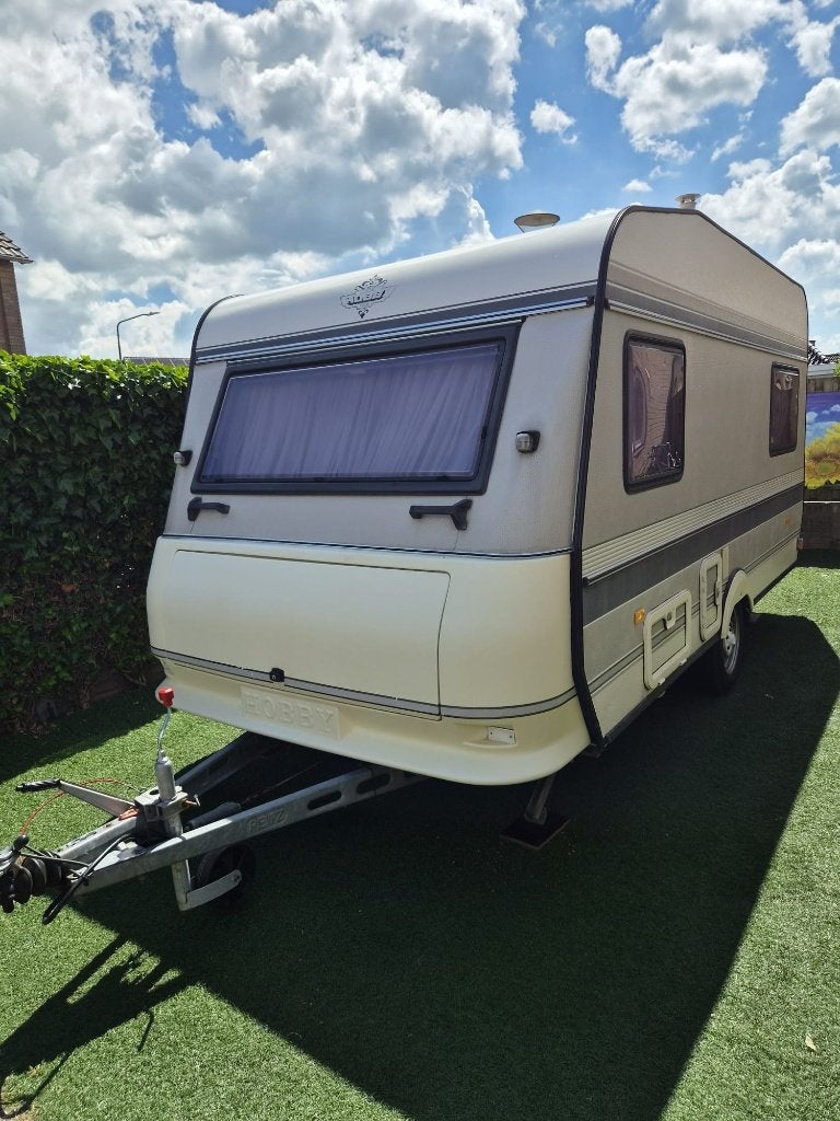 Hobby De luxe 420, Caravans en Kamperen, Caravans, Standaardzit, Hobby, 750 - 1000 kg, Particulier