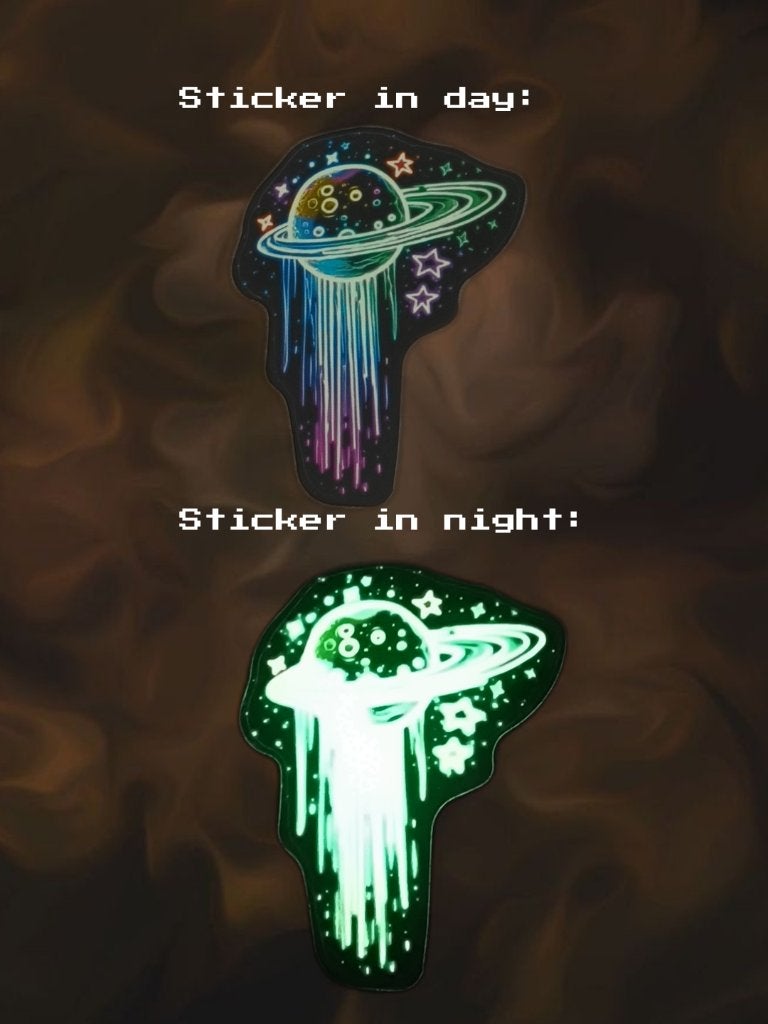 c49 Glow in the dark sticker, Ophalen, Nieuw