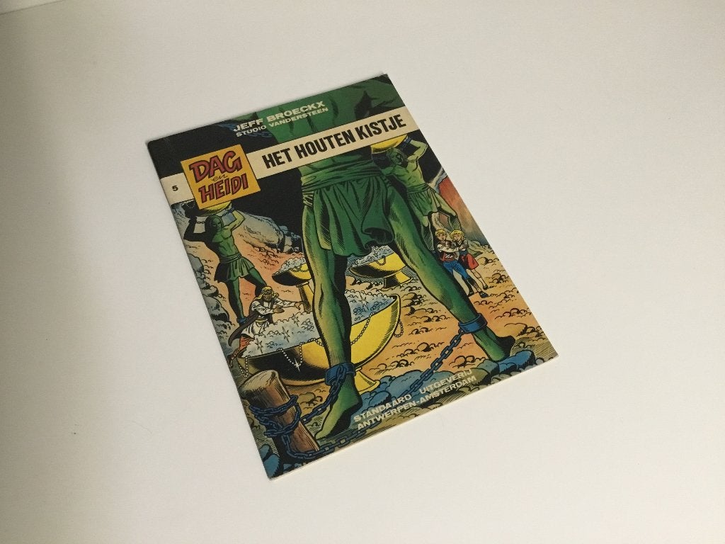 Vintage strip Dag en Heidi  “Het houtenkistje“, Boeken, Stripboeken, Eén stripboek, Ophalen of Verzenden, Zo goed als nieuw