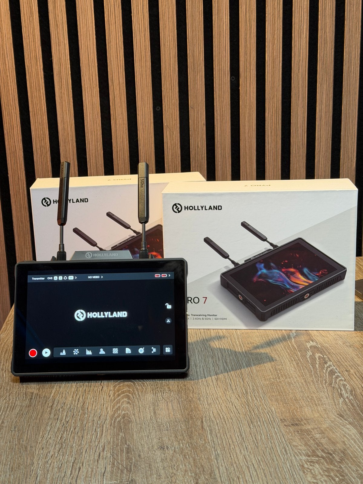 Hollyland Pyro 7 TR & RX Kit Complete wireless monitor set, Ophalen, Zo goed als nieuw
