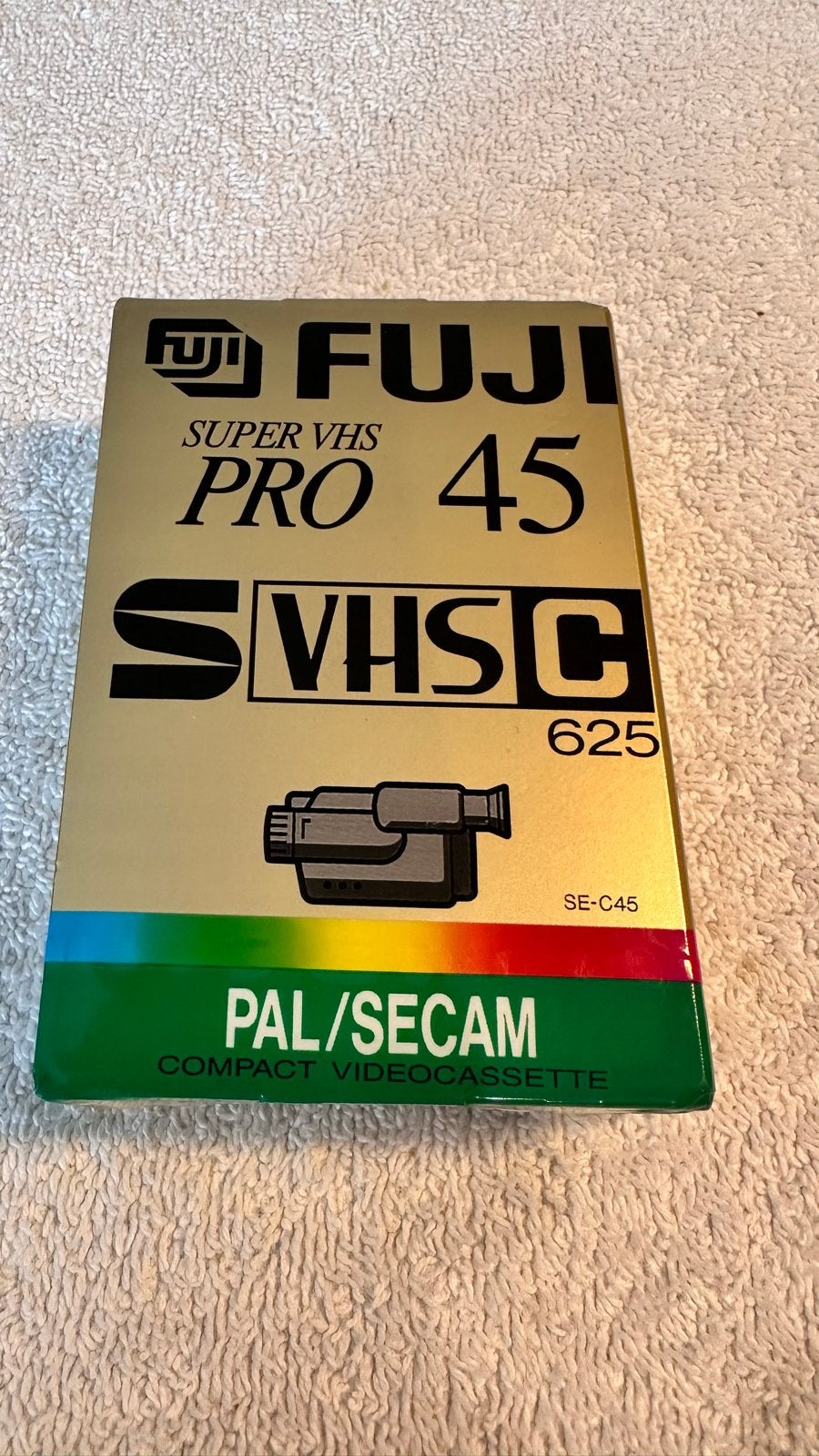 FUJI Super VHS PRO 45 S-VHS-C Compact Videocassette, Cd's en Dvd's, VHS | Film, Alle leeftijden, Ophalen of Verzenden, Nieuw in verpakking