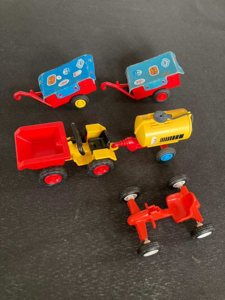 Playmobil tractor, skelter  ed.,., Ophalen of Verzenden, Zo goed als nieuw