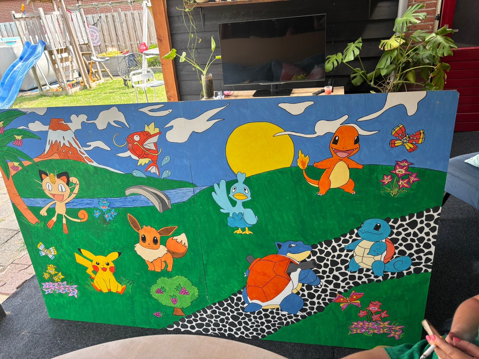 GRATIS OPHALEN pokemon schilderij voor kinderkamer, Ophalen, Gebruikt