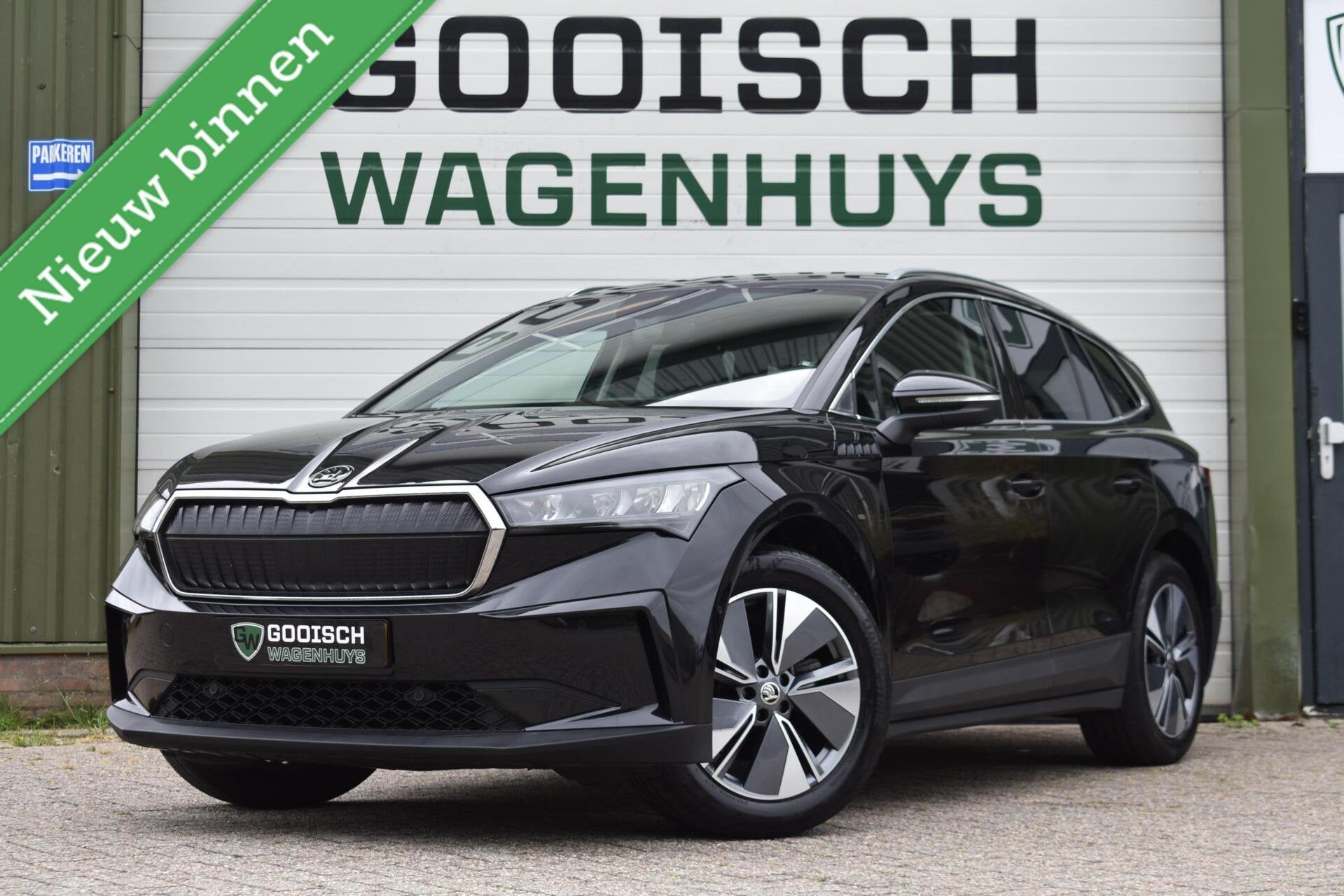 Skoda Enyaq iV 80 | Camera | 97,8 % SOH | Keyless |, Auto's, Achterwielaandrijving, 544 km, Parkeersensor, Zwart