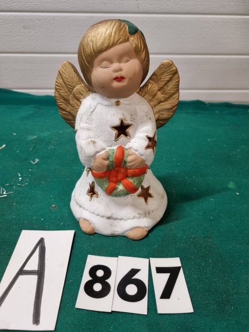 kerst theelichthouder engel [a867], Diversen, Kerst, Ophalen of Verzenden, 'T Olde Gre-j, Info@toldegrej.nl, Endepoelstraat 20f Didam