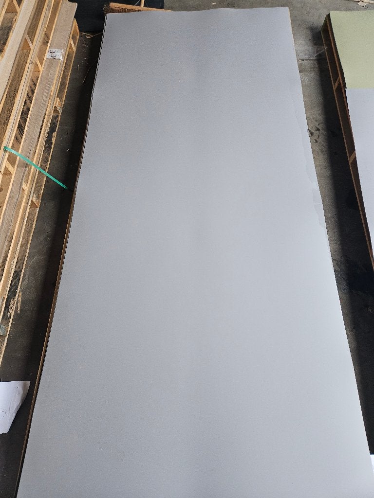 HPL Polyrey fineer plaat G075 Gris Cendre 307x132cm ( 413 ), Doe-het-zelf en Verbouw, Ophalen, HPL, Gebruikt, Nb