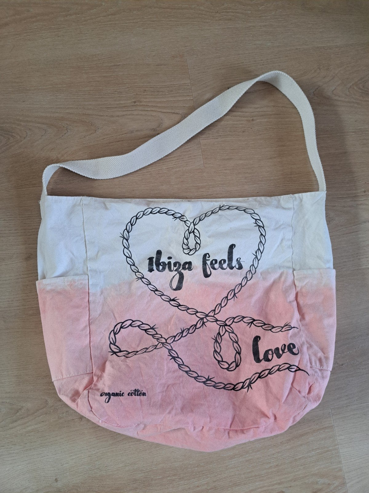 Ibiza tas organic cotton strandtas, Ophalen of Verzenden