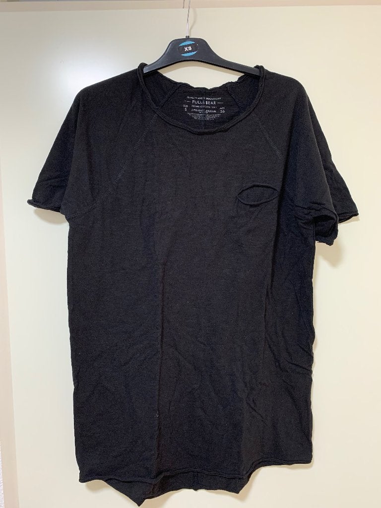 Zwart heren t’shirt maat S, Kleding | Heren, T-shirts, Zwart, Ophalen of Verzenden, Pull&Bear, Gedragen