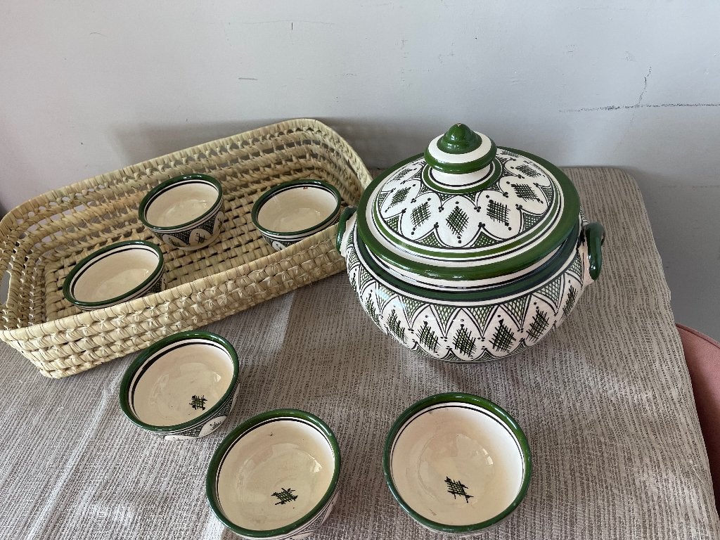 soep set, Nieuw, Ophalen of Verzenden, Overige stijlen, Aardewerk