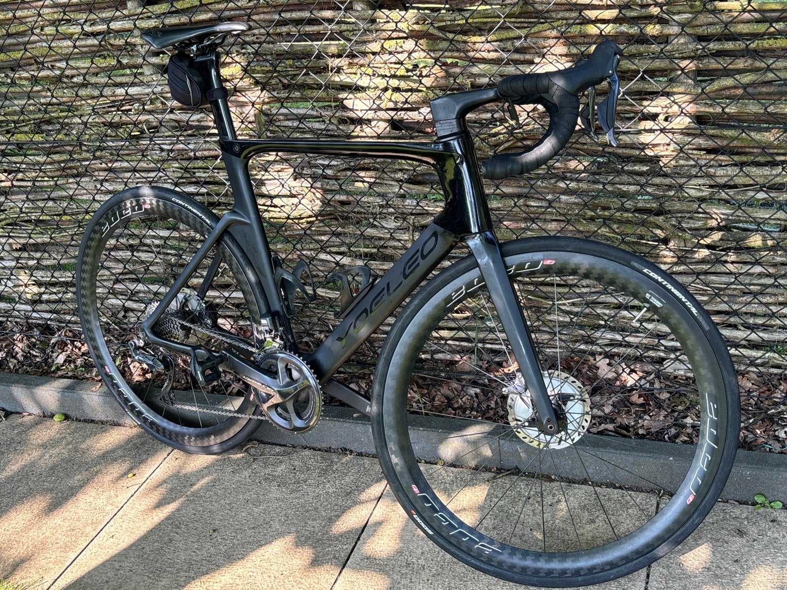 Yoeleo racefiets ultegra DI2, schijfremmen en carbon velgen, 28 inch, Carbon, Heren, Zo goed als nieuw