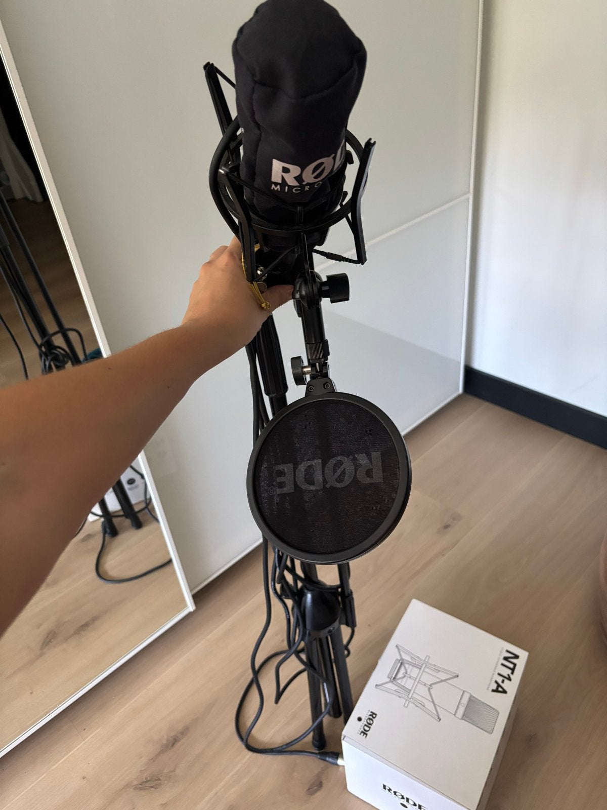 Rode NT1-A Studiomicrofoon met accessoires, Ophalen, Zo goed als nieuw, Studiomicrofoon