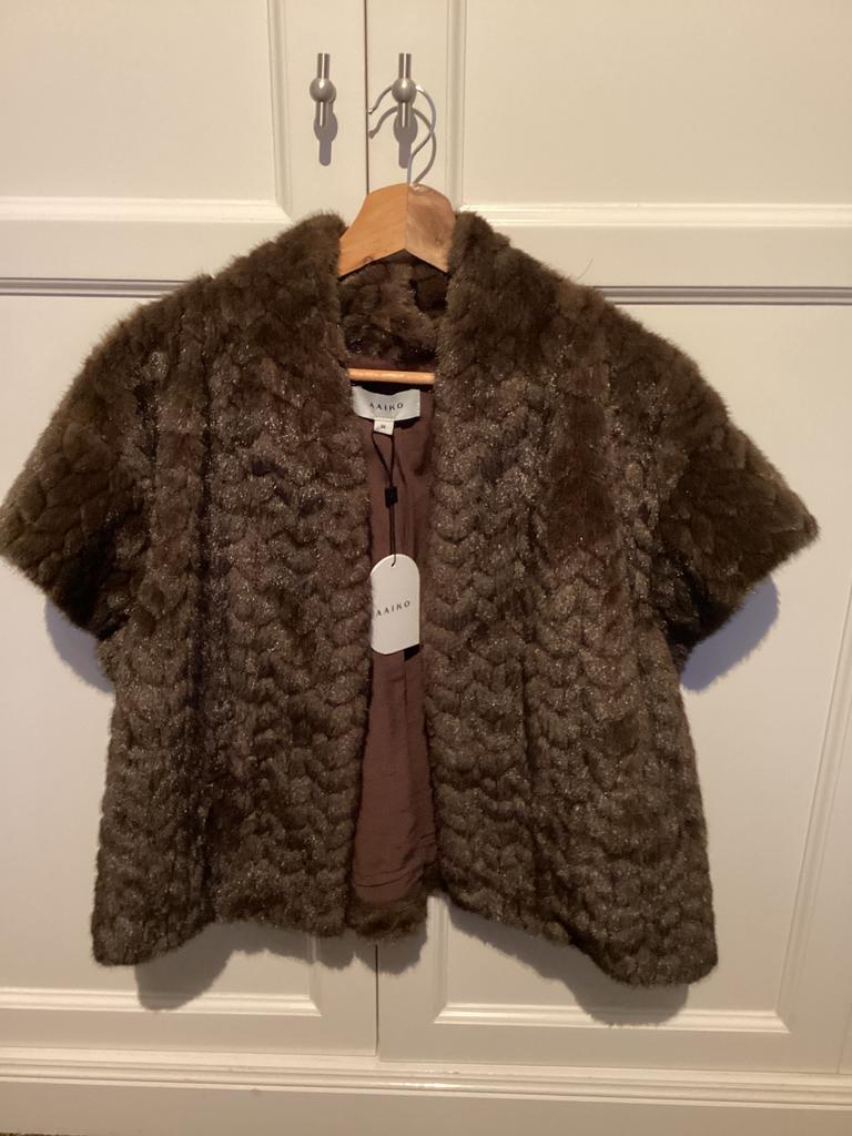 AAIKO bruine bontbodywarmer maat M nieuw, Ophalen of Verzenden, Nieuw, Maat 38/40 (M), Bruin