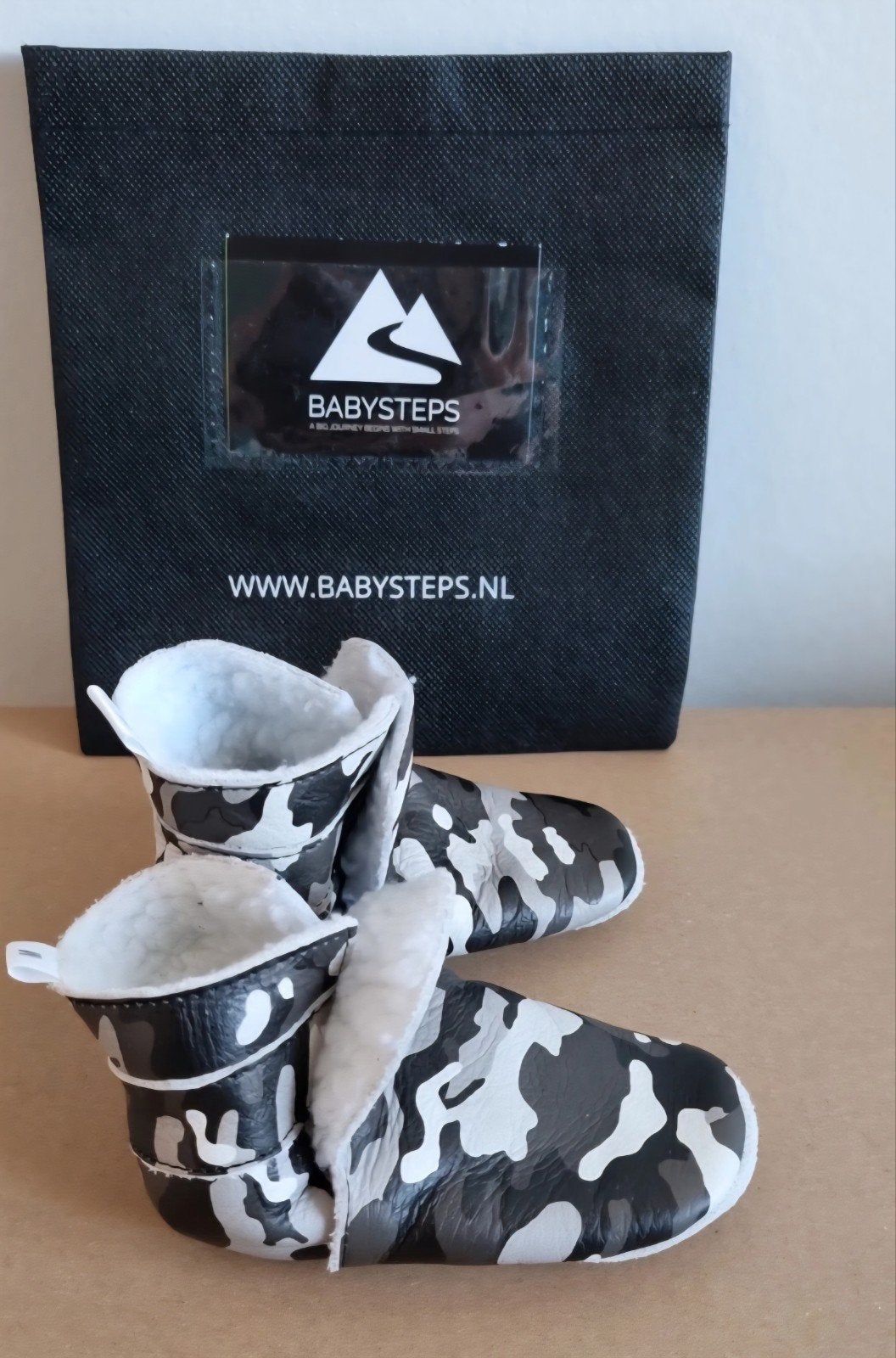 Babysteps babyslofjes camouflage, Ophalen of Verzenden, Zo goed als nieuw, Jongetje of Meisje, Slofjes