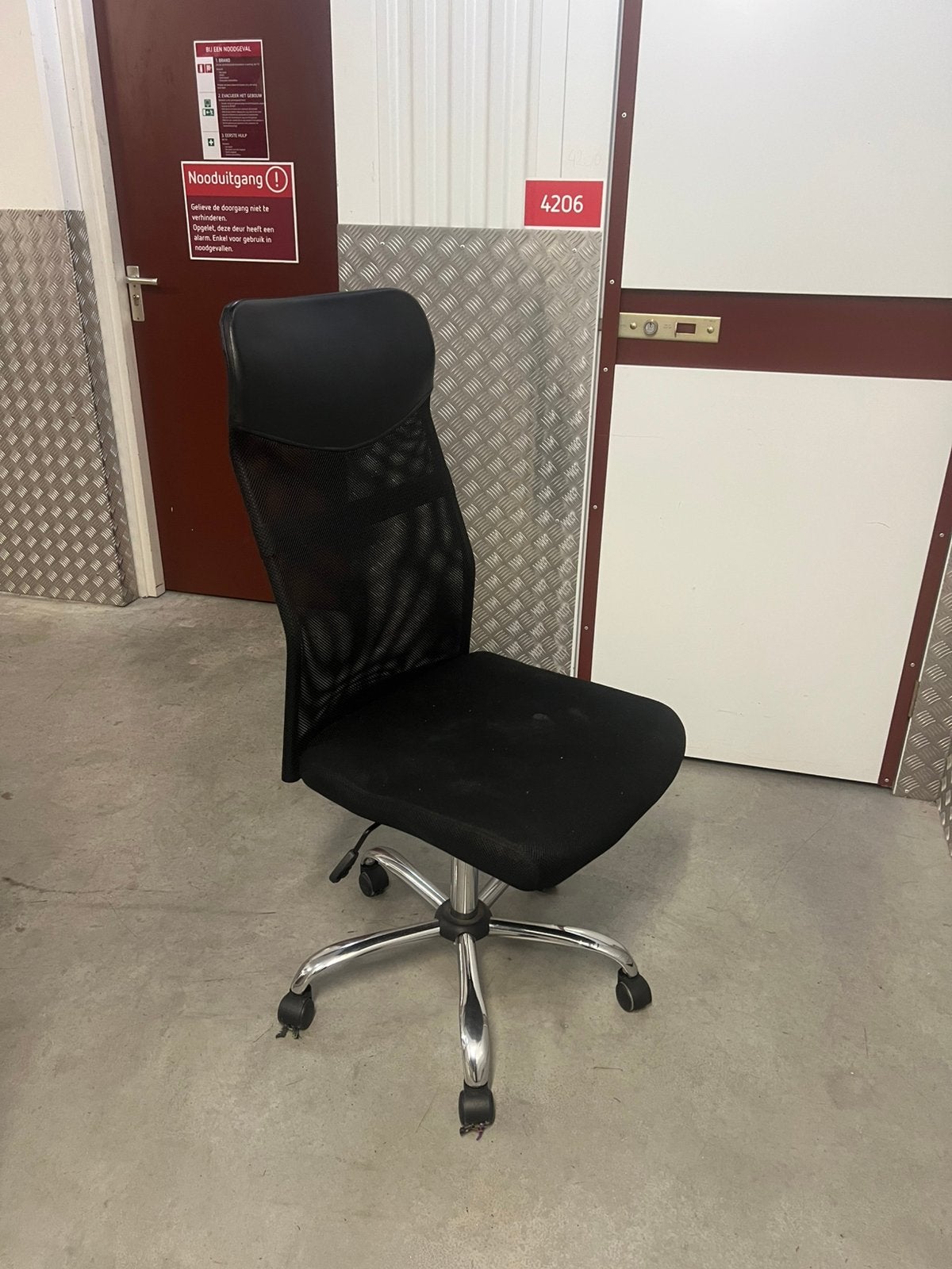 Bureau stoel, Ophalen, Gebruikt, Zwart, Bureaustoel