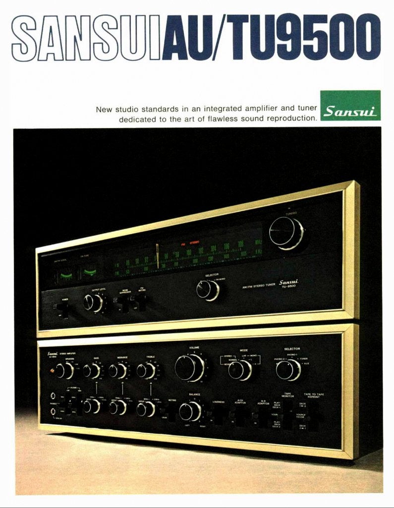Sansui AU-9500 & TU-9500 serviced, Overige merken, Sansui, Refurbished, Ophalen of Verzenden