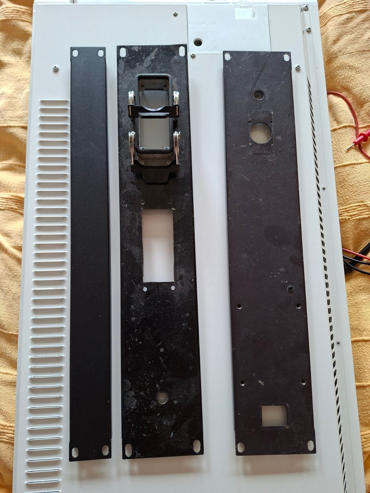 19 inch metalen panelen 1he en 2he, Ophalen of Verzenden, Gebruikt