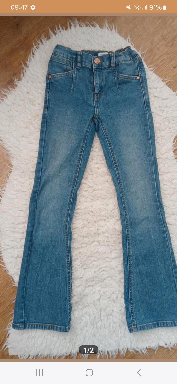 Flare spijkerbroek maat 140 Name it, Kinderen en Baby's, Kinderkleding | Maat 140, Jongen of Meisje, Zo goed als nieuw, Name It
