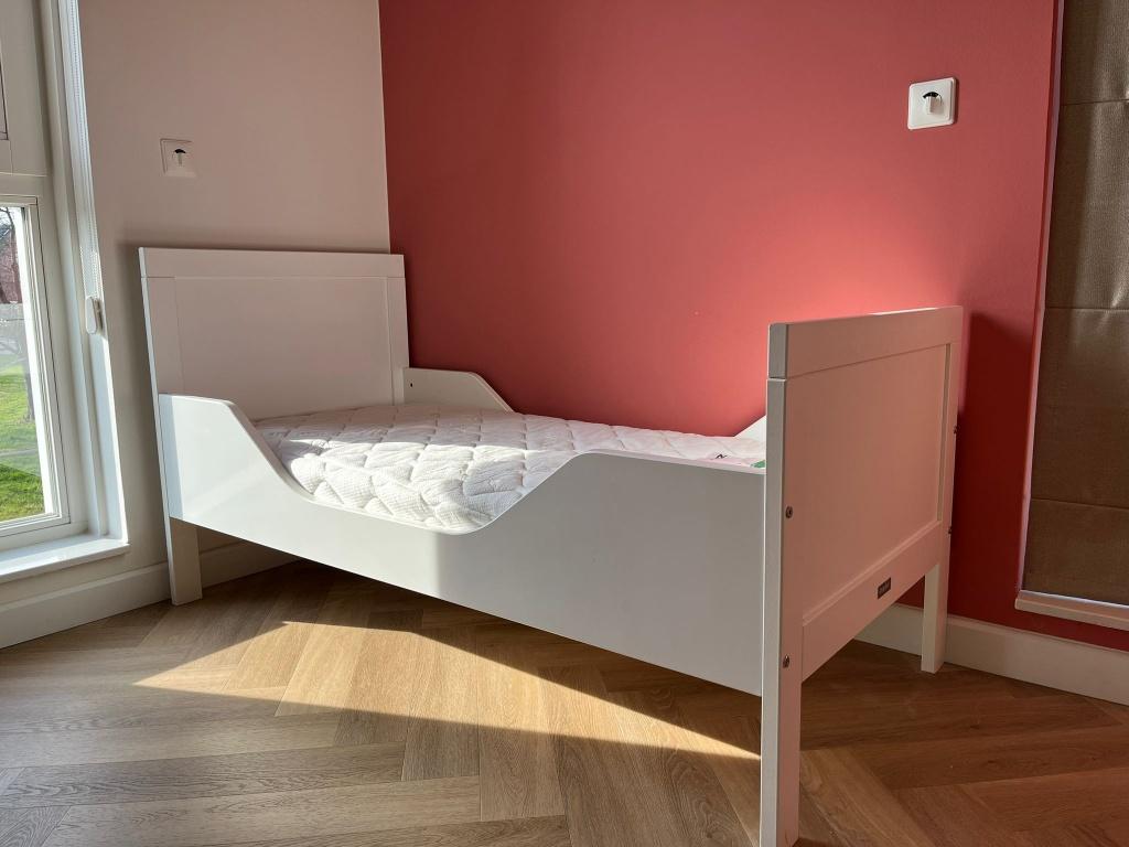 mooi wit Bopita peuterbed 70x150, Ophalen, Gebruikt, 70 tot 85 cm, 140 tot 160 cm
