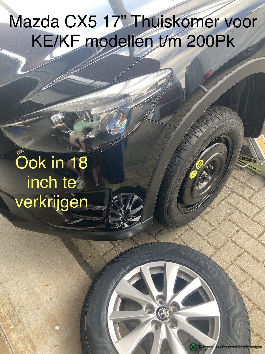 Thuiskomer Reservewiel MAZDA 3 6 CX3 CX30 CX5 CX60  17 inch, Gebruikt, -, Banden en Velgen, Ophalen of Verzenden