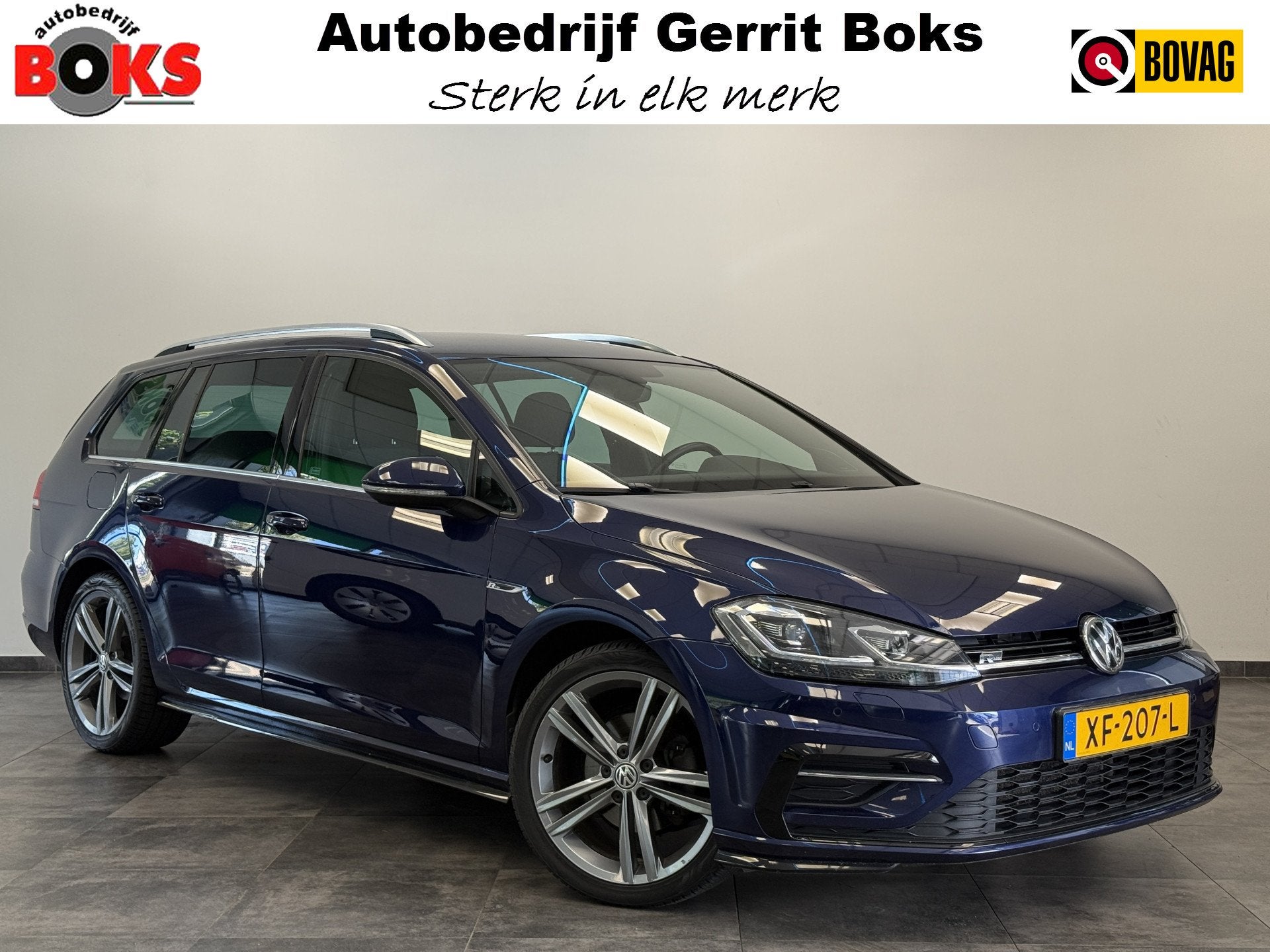 Volkswagen Golf Variant 1.5 TSI Highline Business R NAP ACC/, Auto's, Stof, 4 cilinders, Blauw, Origineel Nederlands