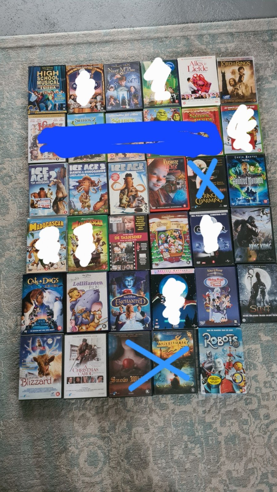Diverse kinder- en jeugd-DVD's - 20 stuks of per stuk, Gebruikt, Animatie, Alle leeftijden, Film