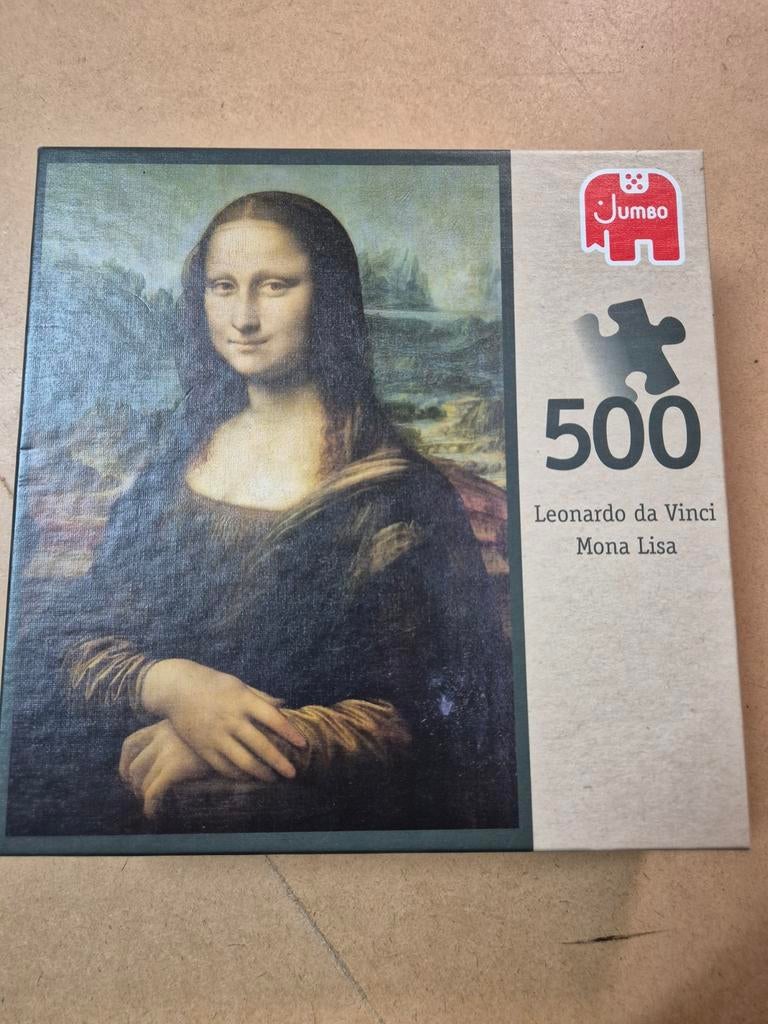 Jumbo Mona Lisa Legpuzzel 500 stukjes, Ophalen of Verzenden, 500 t/m 1500 stukjes, Nieuw, Legpuzzel