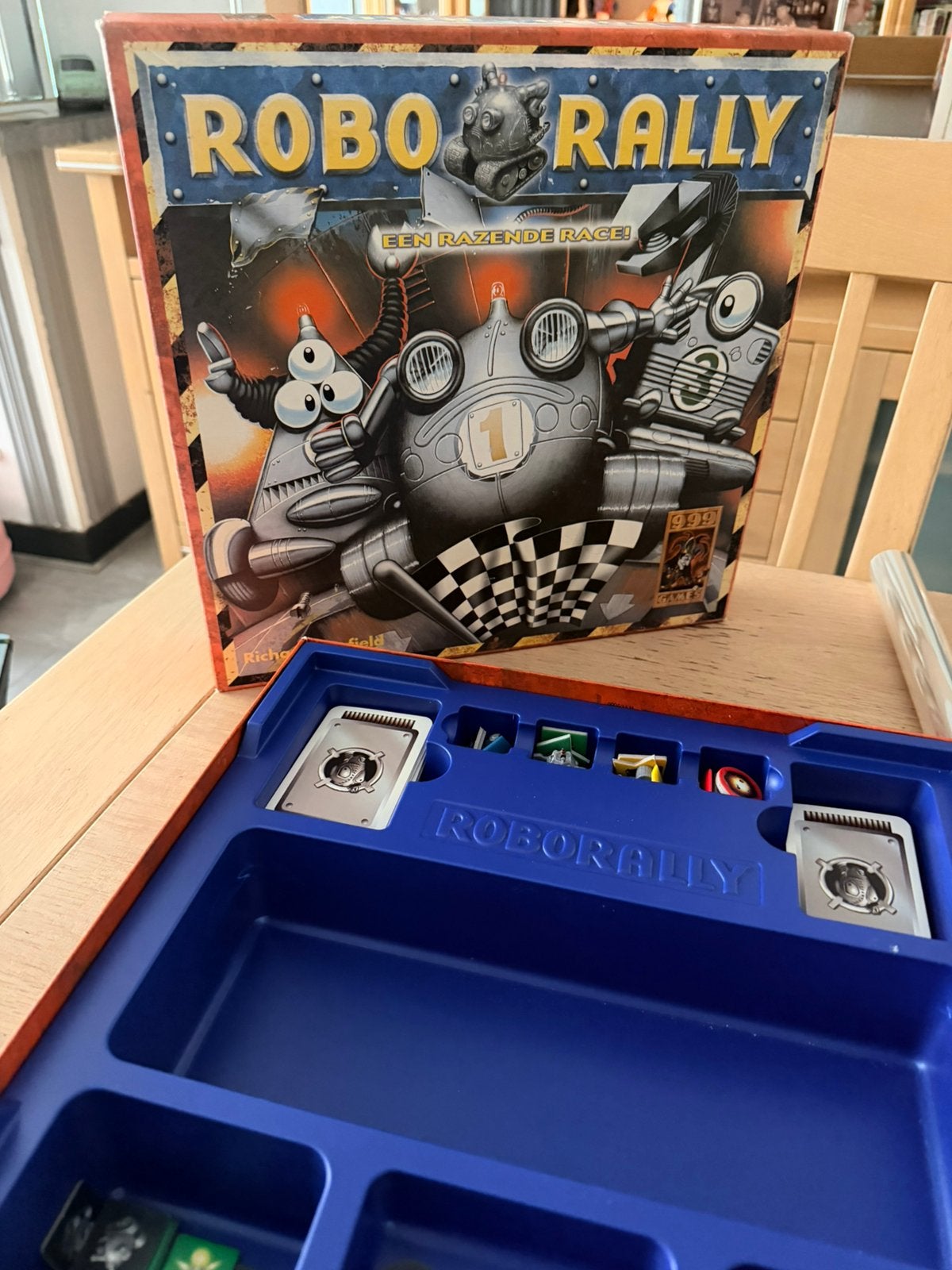 Robo rally 999games zgan, Verzenden, Zo goed als nieuw