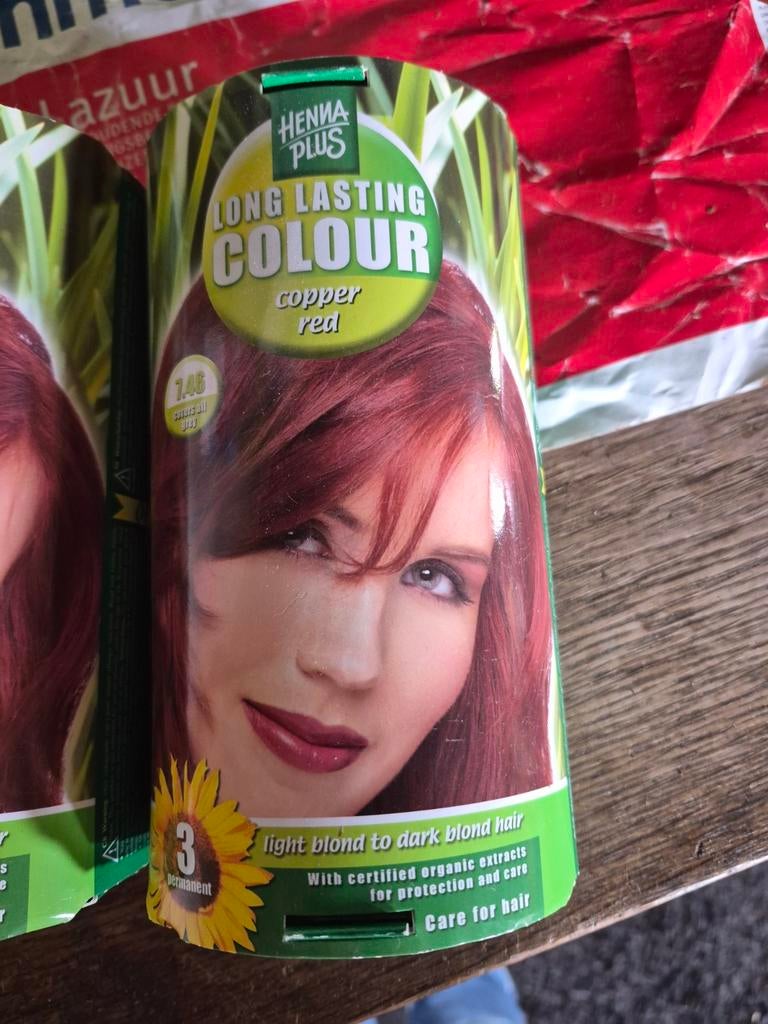 Haarverf henna plus coöperatie red 8 stuks, Ophalen, Nieuw, Overige typen