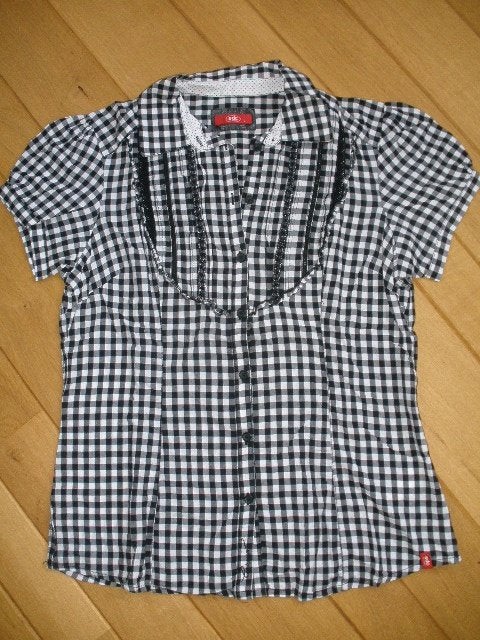 ESPRIT bloes zwart wit ruit maat L - nieuw -, Maat 38/40 (M), Wit, Nieuw, Ophalen of Verzenden