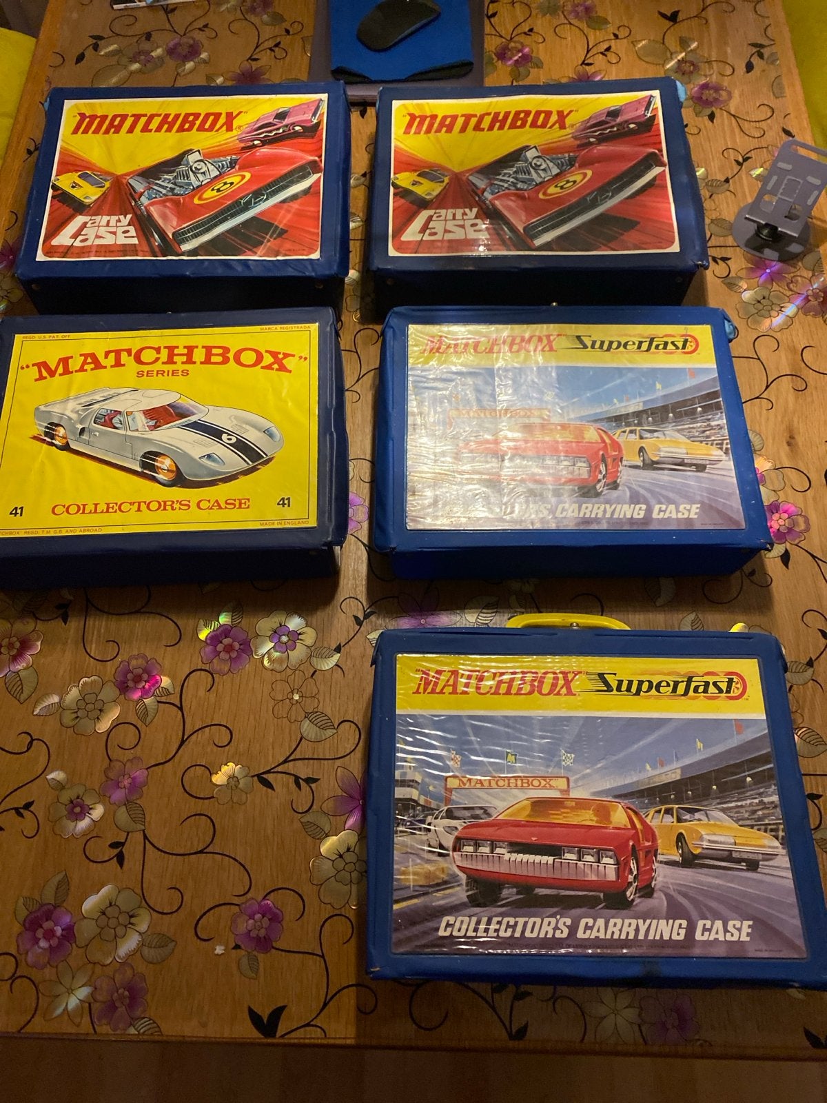 Matchbox Superfast Collector's Cases met auto's, Ophalen of Verzenden, Gebruikt