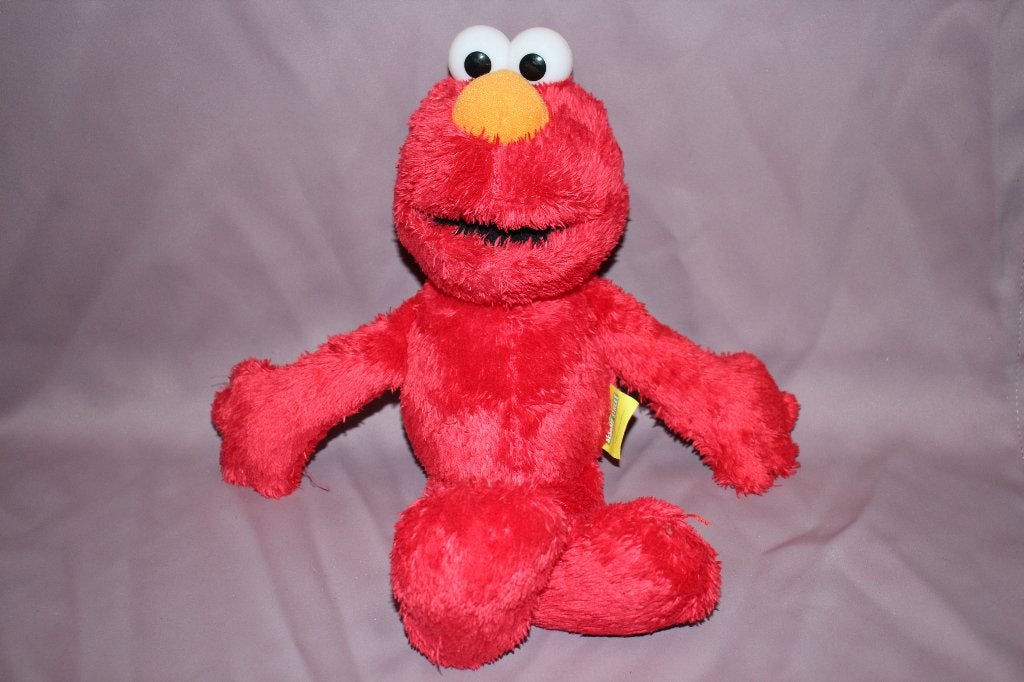 ZGAN Elmo Sesamstraat knuffel Pluche - 35cm, Overige merken, Overige karakters, Overige typen, Ophalen of Verzenden