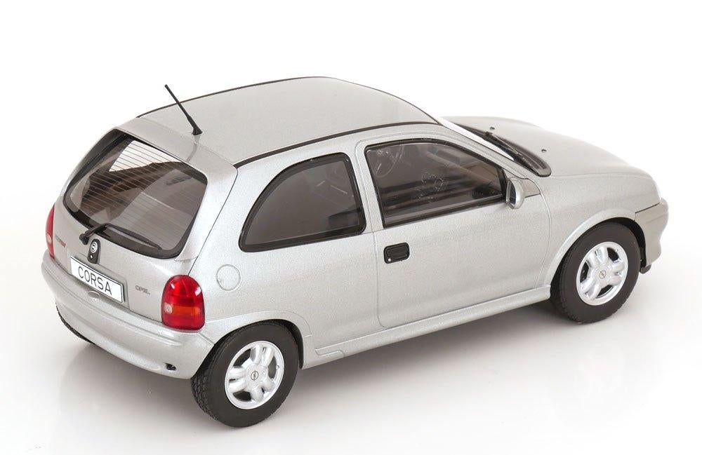 JSN MCG 1:18 Opel Corsa B GSI zilver 1993, Hobby en Vrije tijd, Modelauto's | 1:18, Overige merken, MCG, -, Nieuw