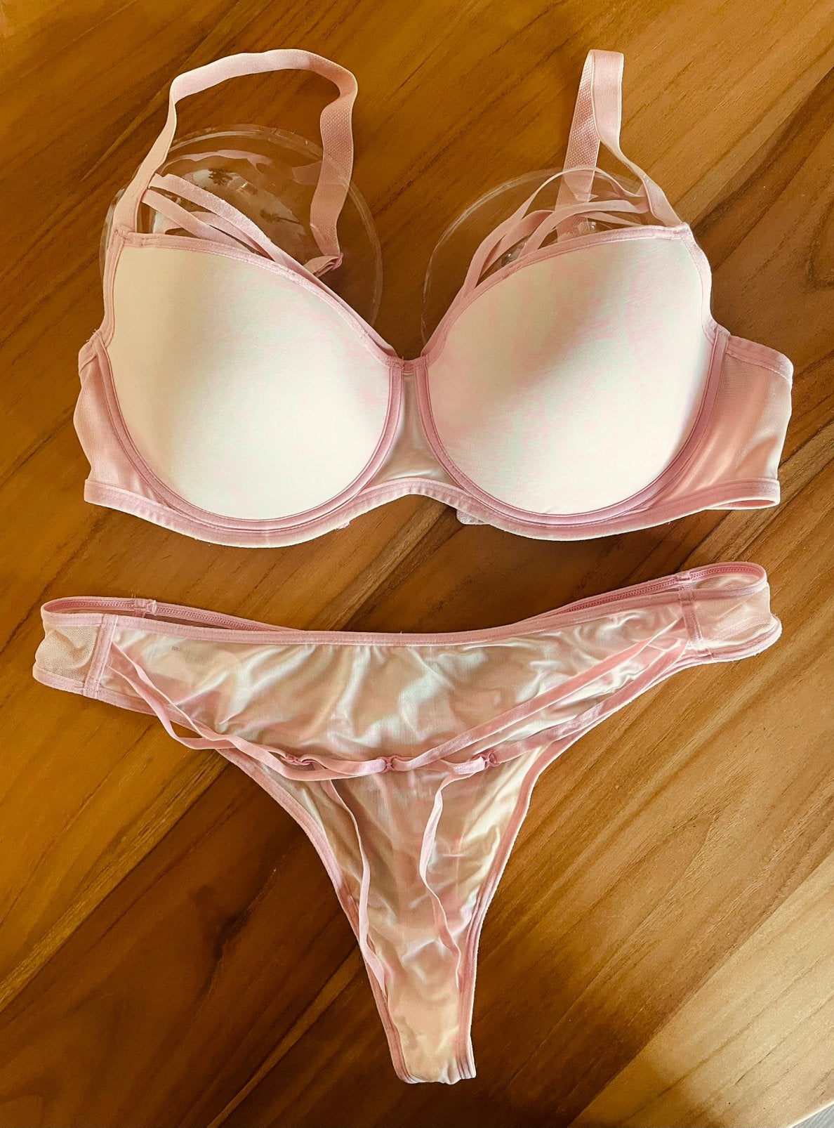 Lingeriesetje Markies Dekkers 70D/L, Verzenden, Roze, Setje