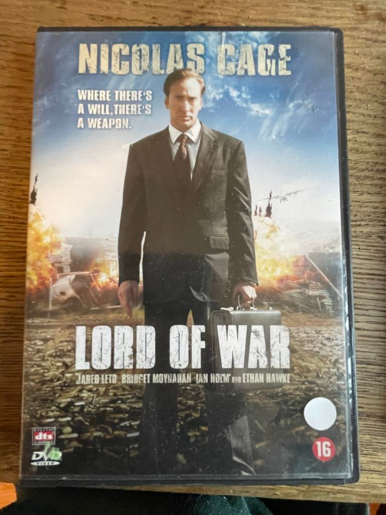 Lord of War DVD - Actiethriller met Nicolas Cage, Vanaf 16 jaar, Ophalen of Verzenden, Gebruikt, Actiethriller